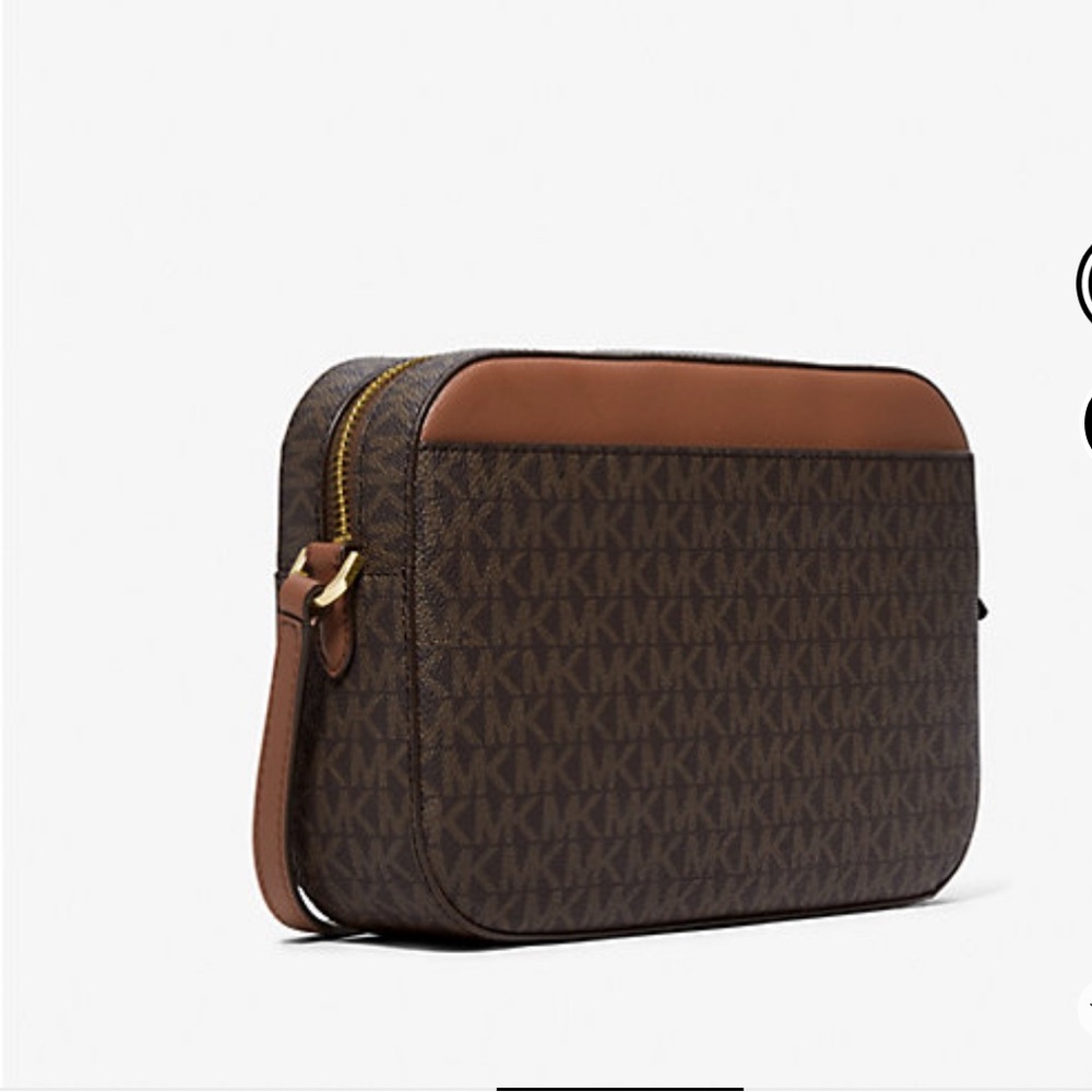 Michael Kors Brown and Tan Crossbody Bag - Picture 2 of 5